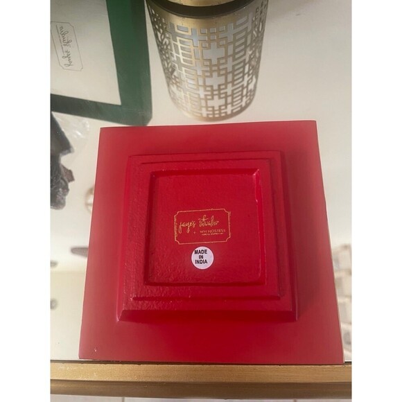 Jayes studio Cane Enameled Smidge Tray red white - Picture 4 of 10